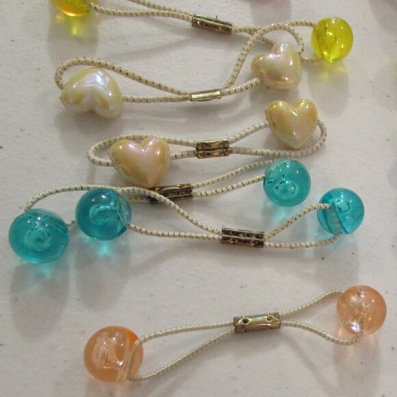Double Bead Elastic Hair Ties Older and Newer - Picture 8 of 8